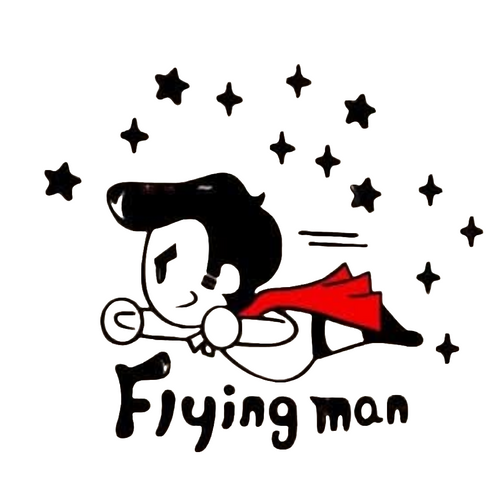 3D Acrylic Flying Man