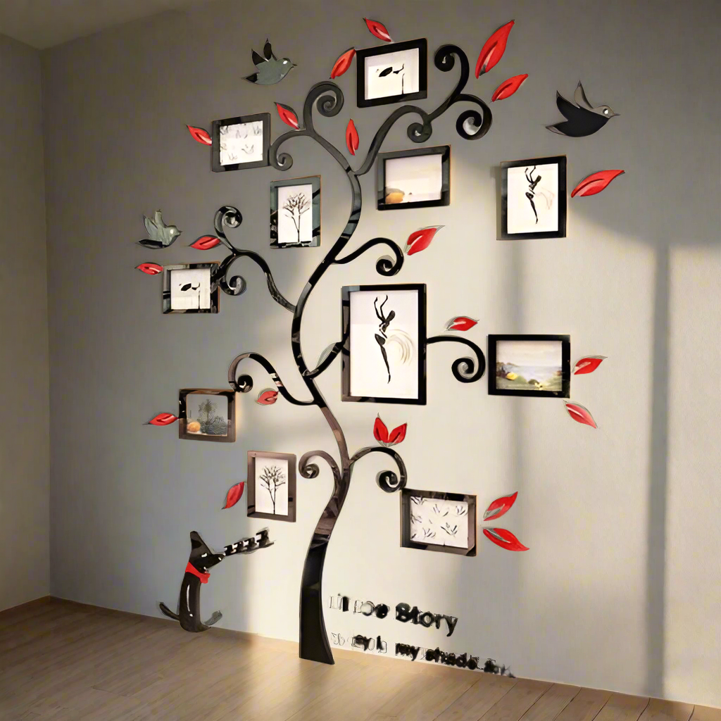 Tree Story 3D Wall Frames Tree