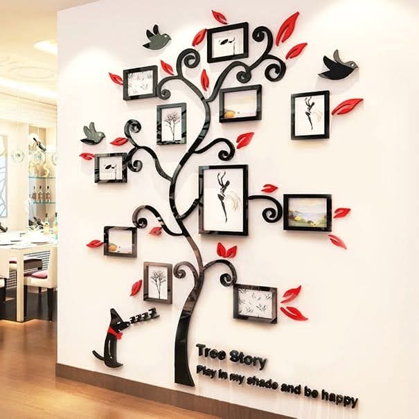 Tree Story 3D Wall Frames Tree