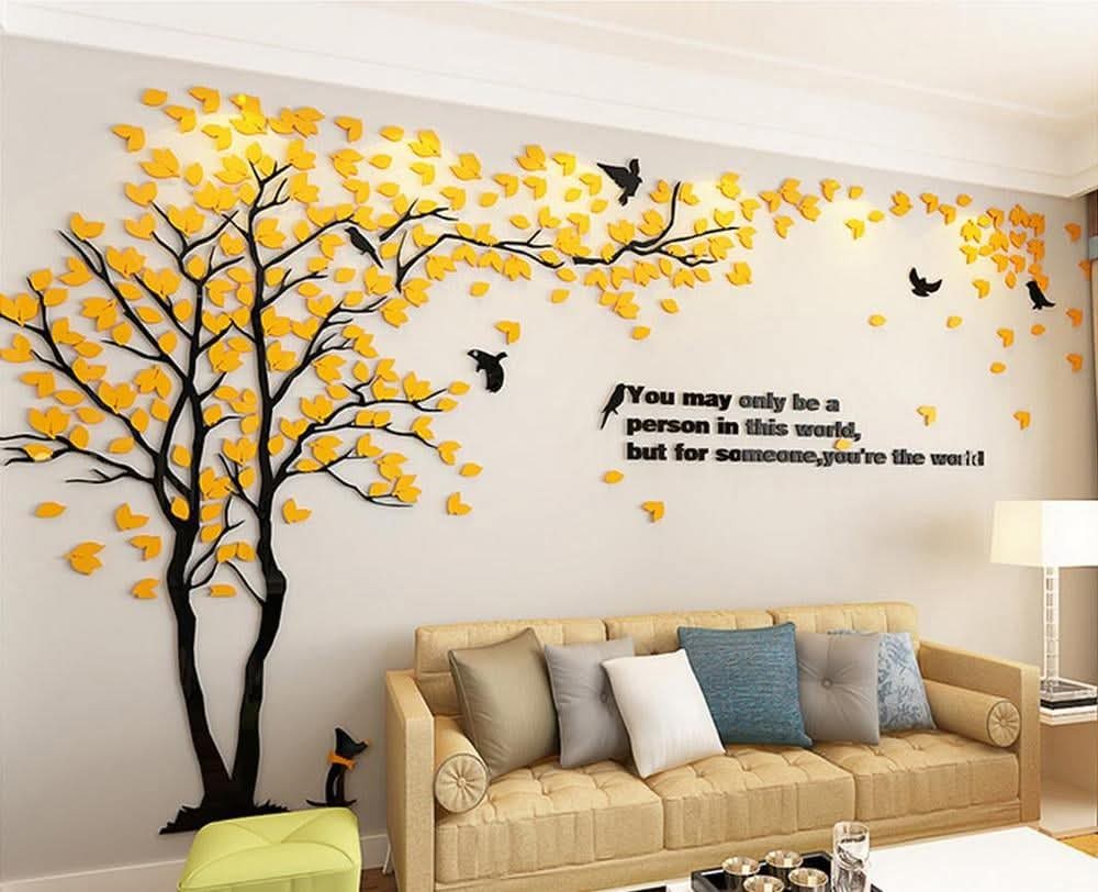 3D Big Wall Acrylic Tree