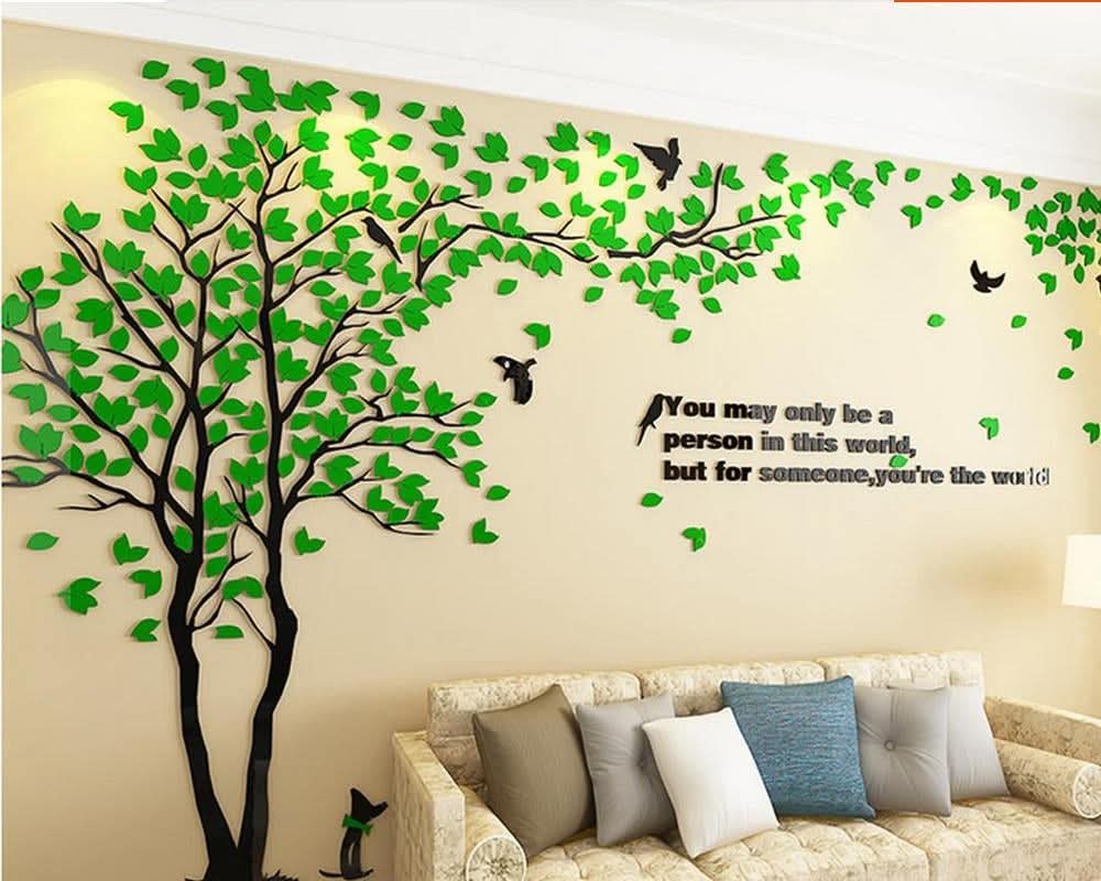 3D Big Wall Acrylic Tree